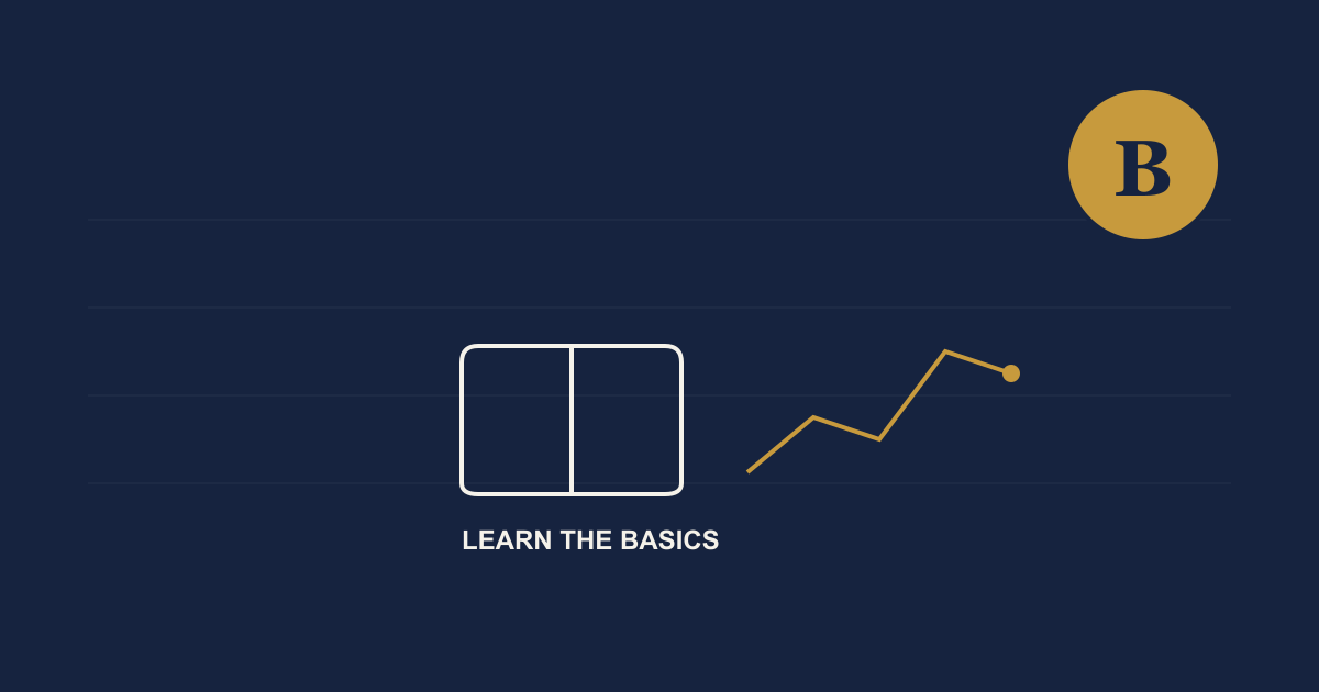 A volatile stock-style price chart representing Bitcoin's price swings over time
